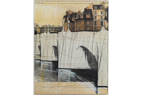 The Pont-Neuf Wrapped (Project for Paris), 1976 [Le Pont-Neuf empaqueté (Projet pour Paris)] collection de l'artiste