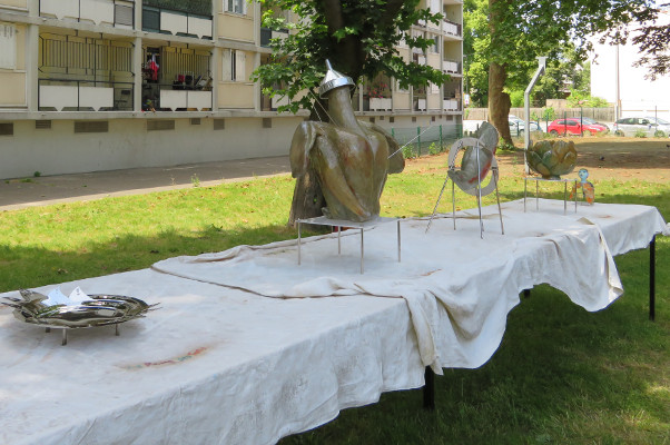 Un banquet à Aubervilliers, 2018 ©Taïne Gras