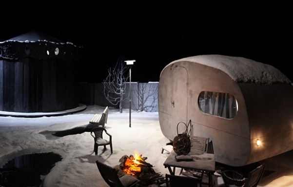 Hans Op de Beeck - Caravan - Installation sculpturale © Marc Domage  CENTQUATRE-PARIS